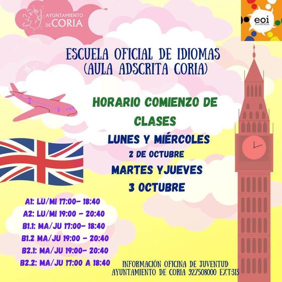 Arranca la Escuela Oficial de Idiomas de Coria