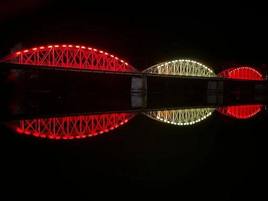 Puente de Hierro de Coria.