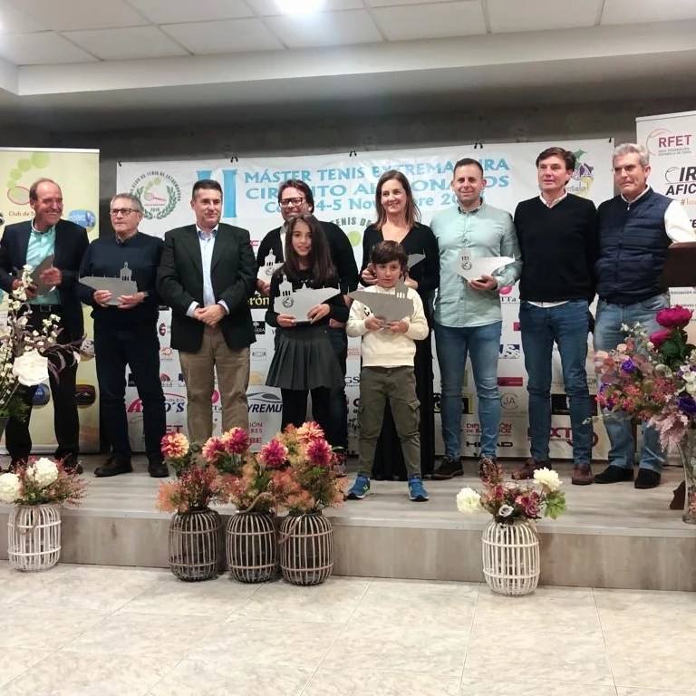 Coria finaliza el sábado con la Cala de premios del II Máster de Tenis de Extremadura