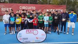 El Club de Tenis Cauria clausura con éxito el II Master de Tenis de Extremadura del Circuito para Aficionados en la ciudad de Coria