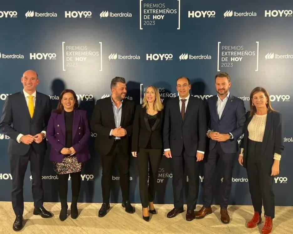 PArte del PP en los premios Extremeños de HOY.