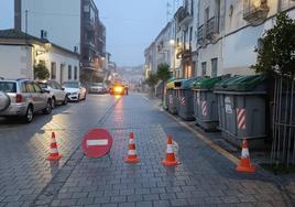 Calle Corredera en Coria.