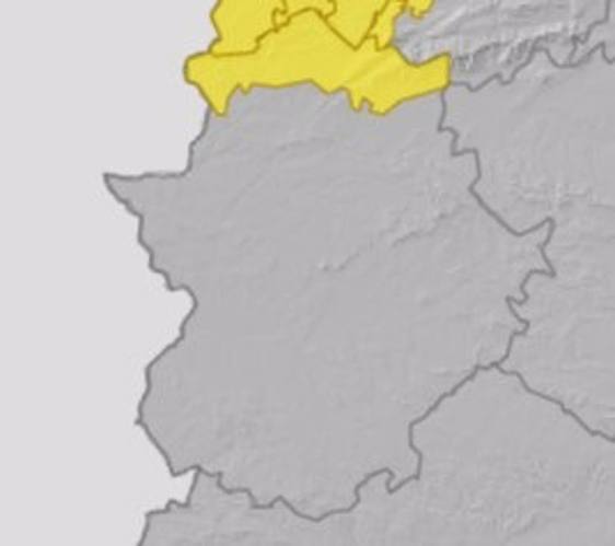 El norte de Cáceres podría acumular hasta 40 litros de agua por metro cuadrado en 12 horas