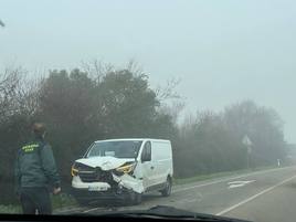 Vehículo accidentado.