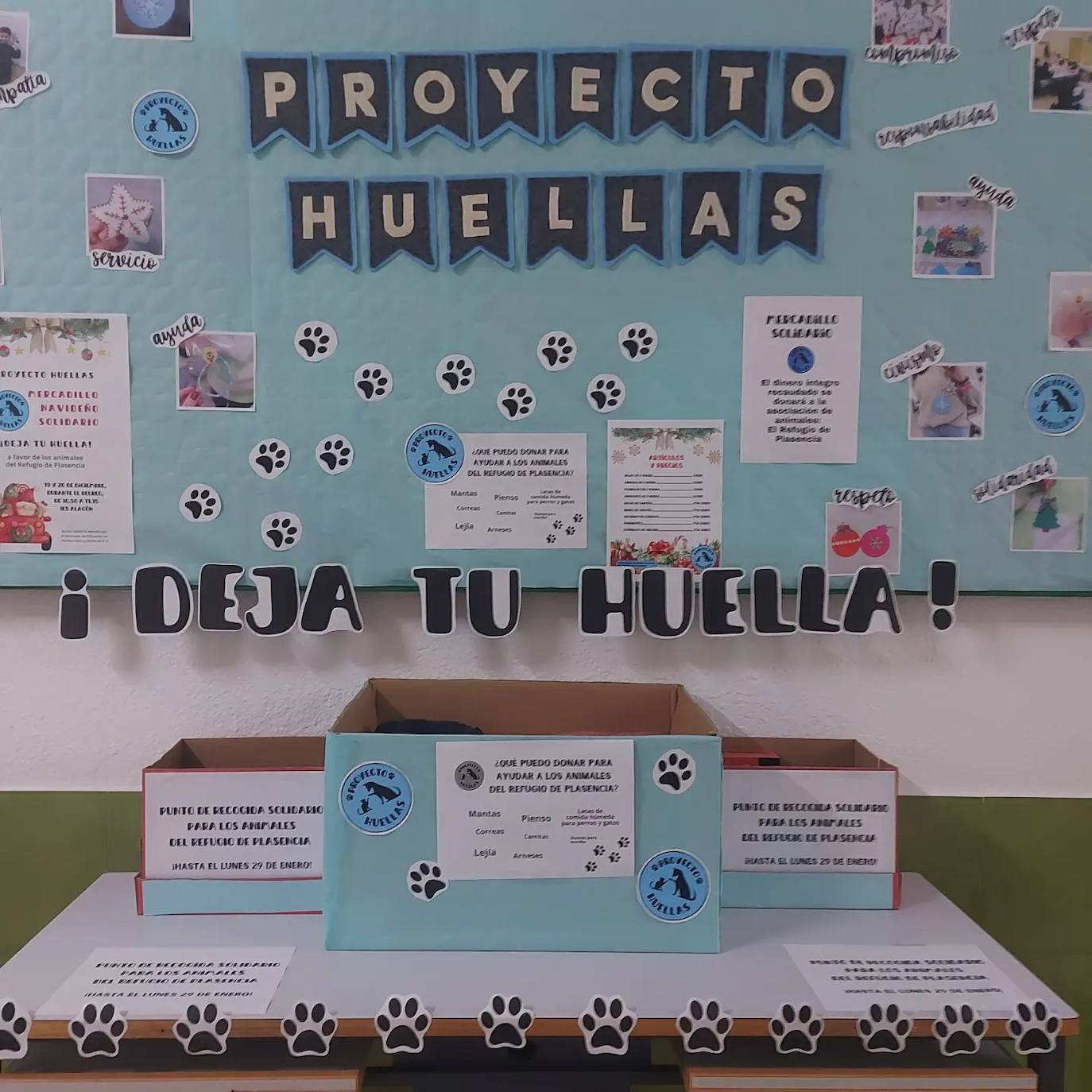 «¡Deja tu huella!» un proyectos del IES Alagón a favor del Refugio de Plasencia