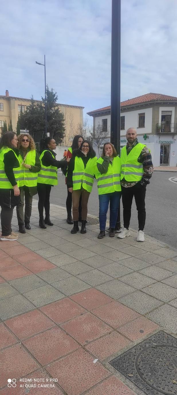Agricultores de Coria se manifiestan en el casco urbano de la ciudad