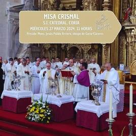 Misa Crismal en Coria.