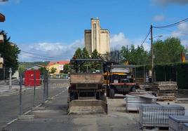 Obras de la Avenida Alfonso VII.