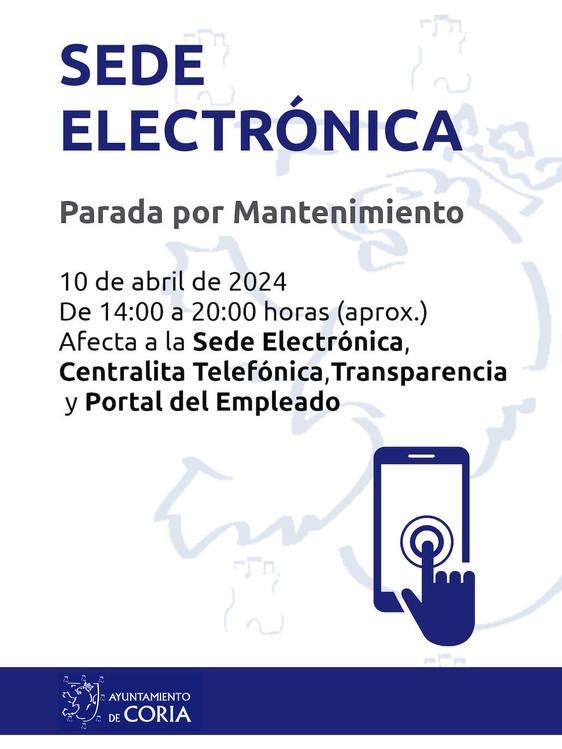 Parada por mantenimiento a partir de las 14:00h en el Ayuntamiento