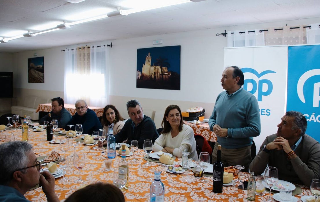 Populares de la Provincia de Cáceres se reunen en Coria para tratar temas de la zona