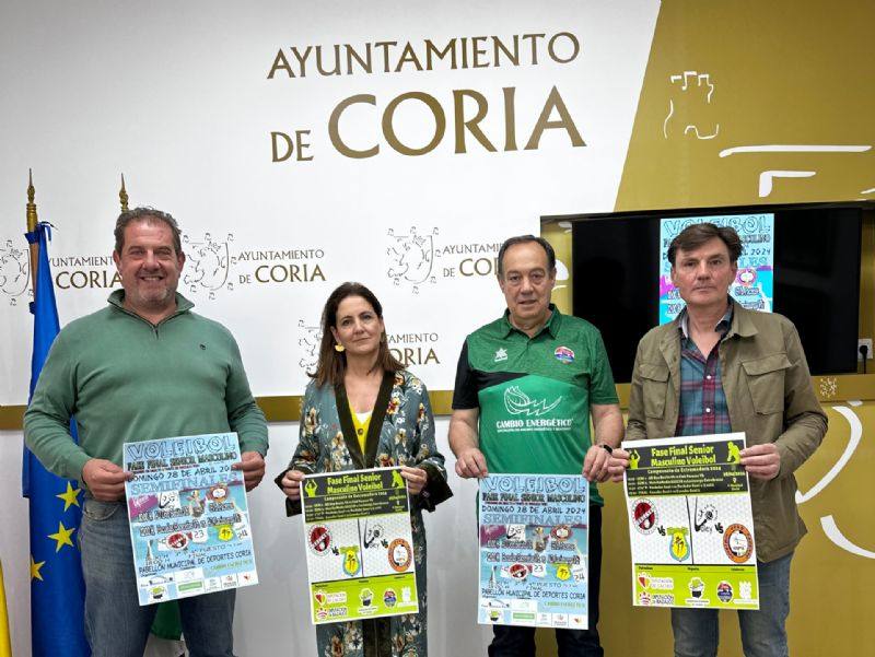 La Ciudad de Coria acogerá la Fase Final de Voleibol Senior Masculino