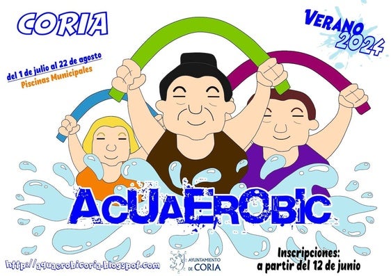 El 12 de junio se abren las inscripciones de los cursos de aquaerobic «verano 2024»