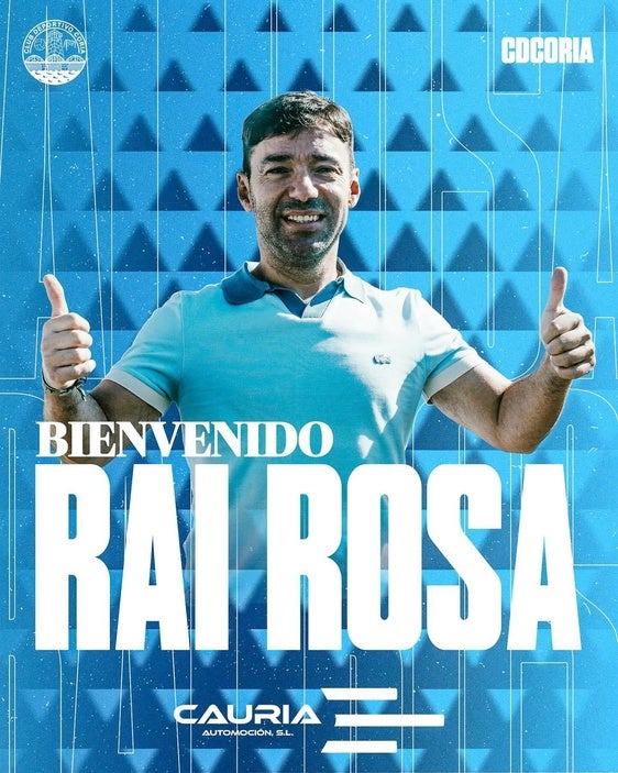 Rai Rosa regresa como entrenador del Club Deportivo Coria