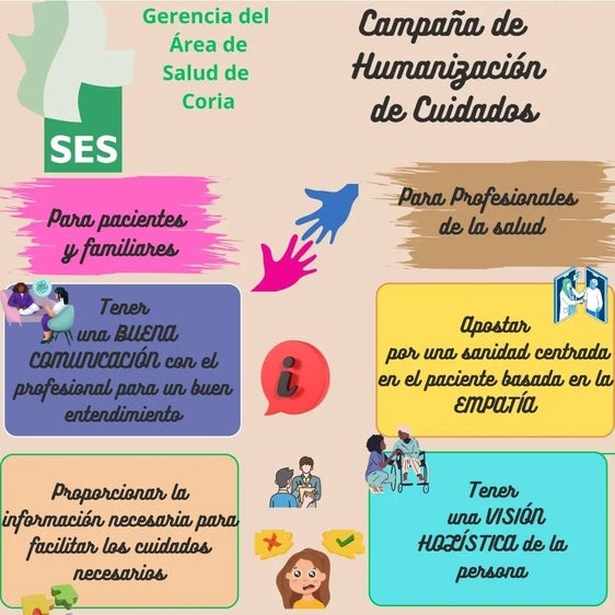 Salud de Coria lanza la campaña de humanización de cuidados para mejorar la calidad asistencial