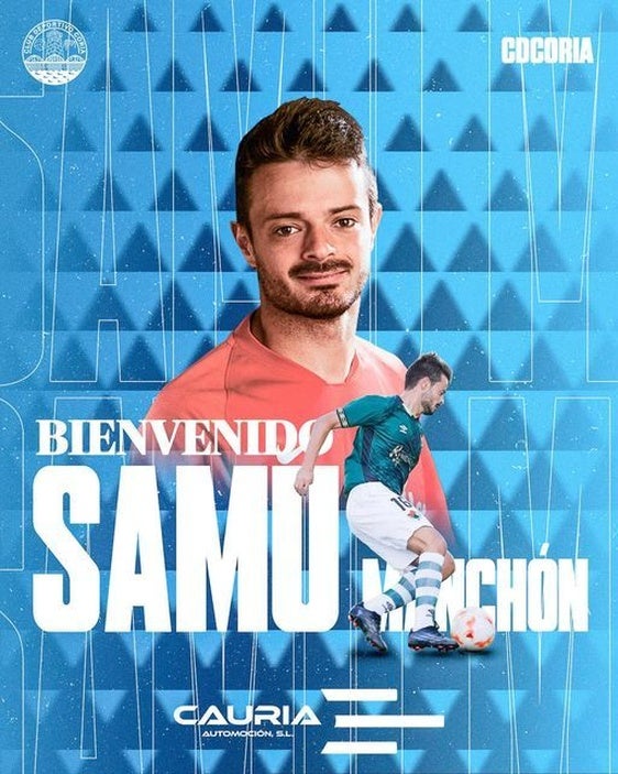 Samuel Manchón se une al CD Coria como nuevo fichaje para la temporada 2024/2025