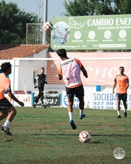 Entrenamientos del CD Coria.