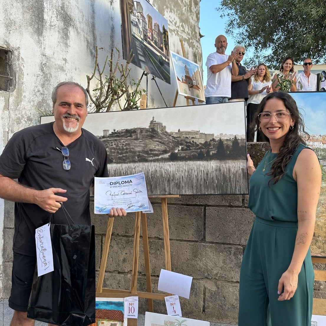 Estos son los cuadros ganadores del XII Certamen de Bibujo y Pintura al aire libre