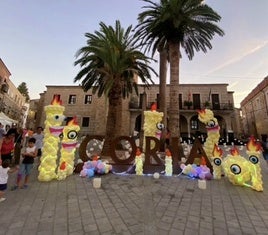 Mercado de las velas en Coria