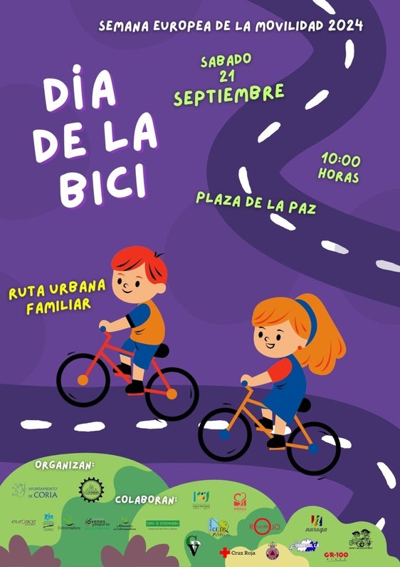 Varias actividades se organizarán en Coria con motivo de la celebración de la Semana Europea de la Movilidad 2024