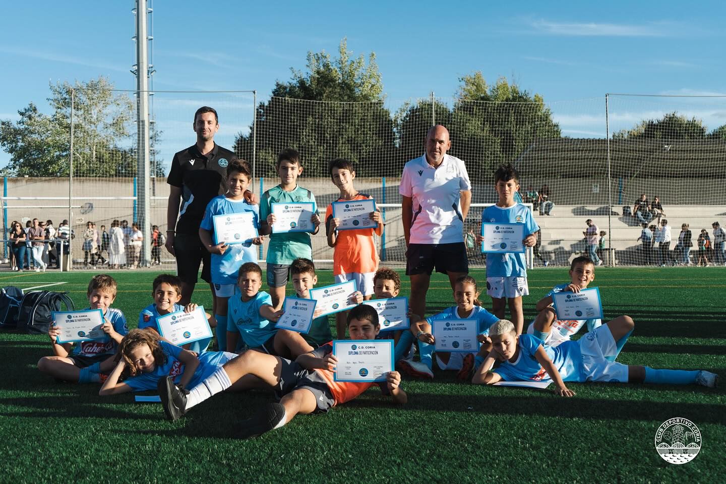 Éxito en la jornada de convivencia alevín del CD Coria