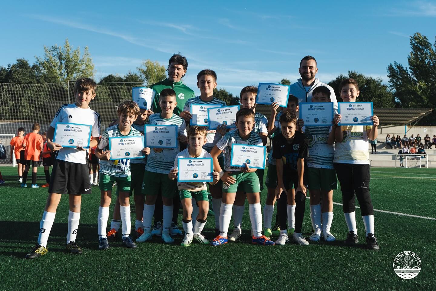 Éxito en la jornada de convivencia alevín del CD Coria