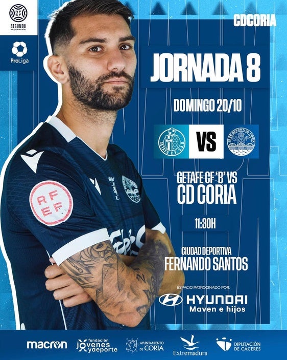 El CD Coria se prepara para la Jornada 8 de la Segunda RFEF
