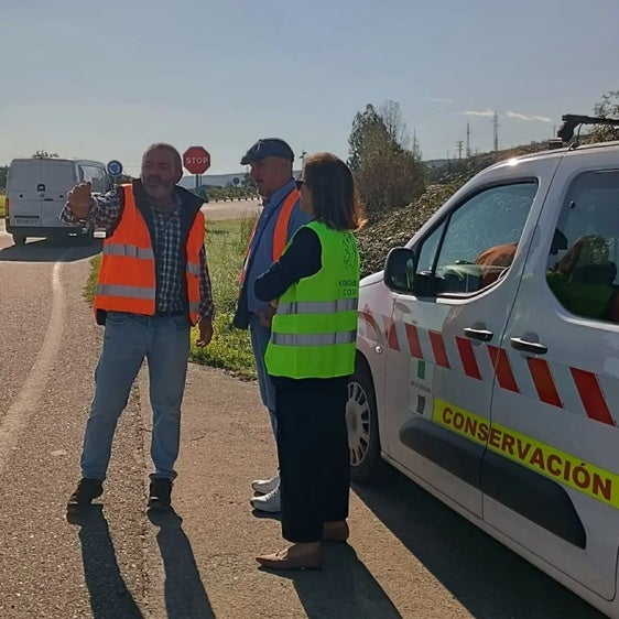 La Junta visita Coria para estudiar mejoras en puntos afectados por carreteras