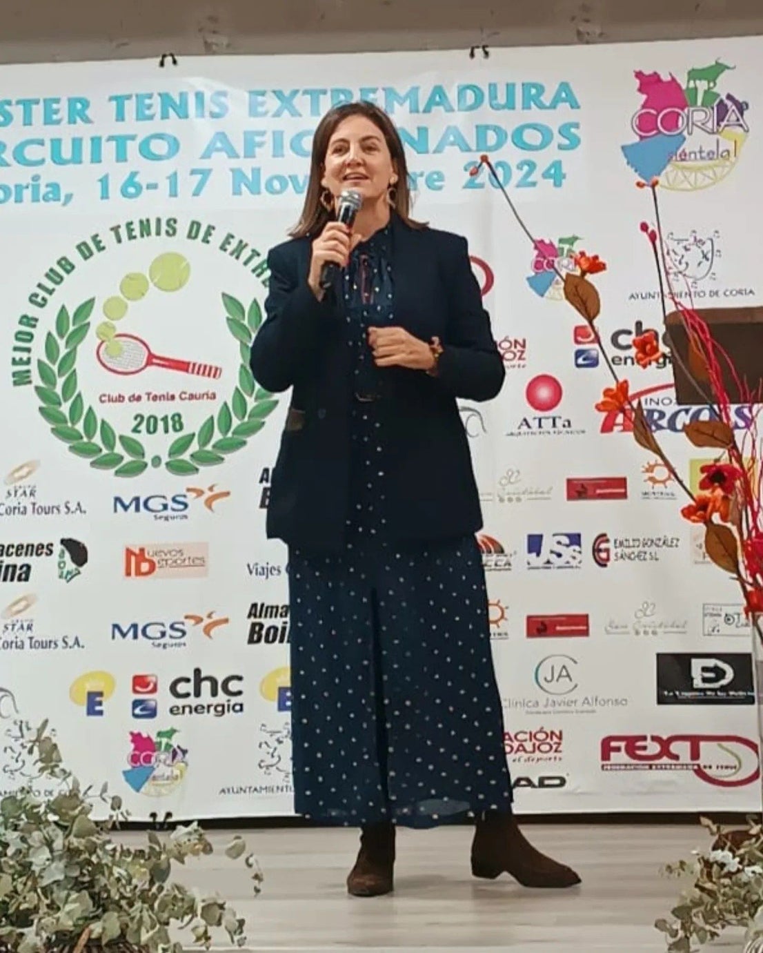 Éxito en la Cena de Gala y Entrega de Premios del III Máster de Tenis Circuito de Aficionados en Coria