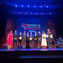 Premiados en los premios.