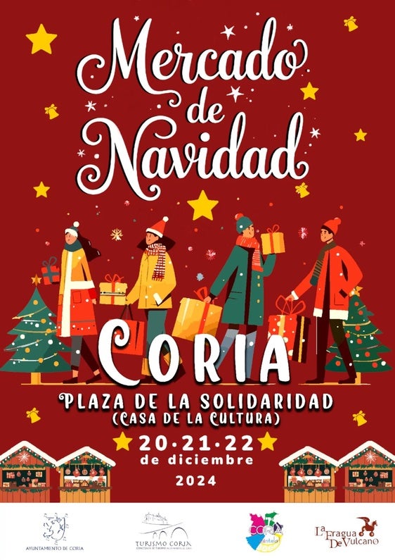 Coria celebra su tradicional Mercado de Navidad, un espacio mágico para toda la familia