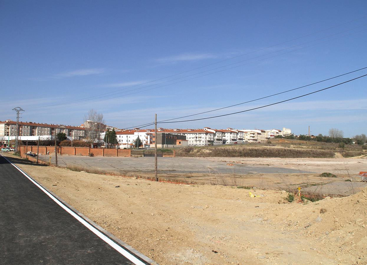 Terrenos donde estará ubicado el nuevo Pabellón