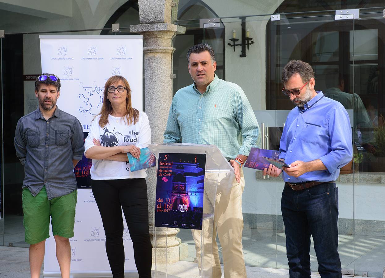 Presentación del festival ayer en Coria