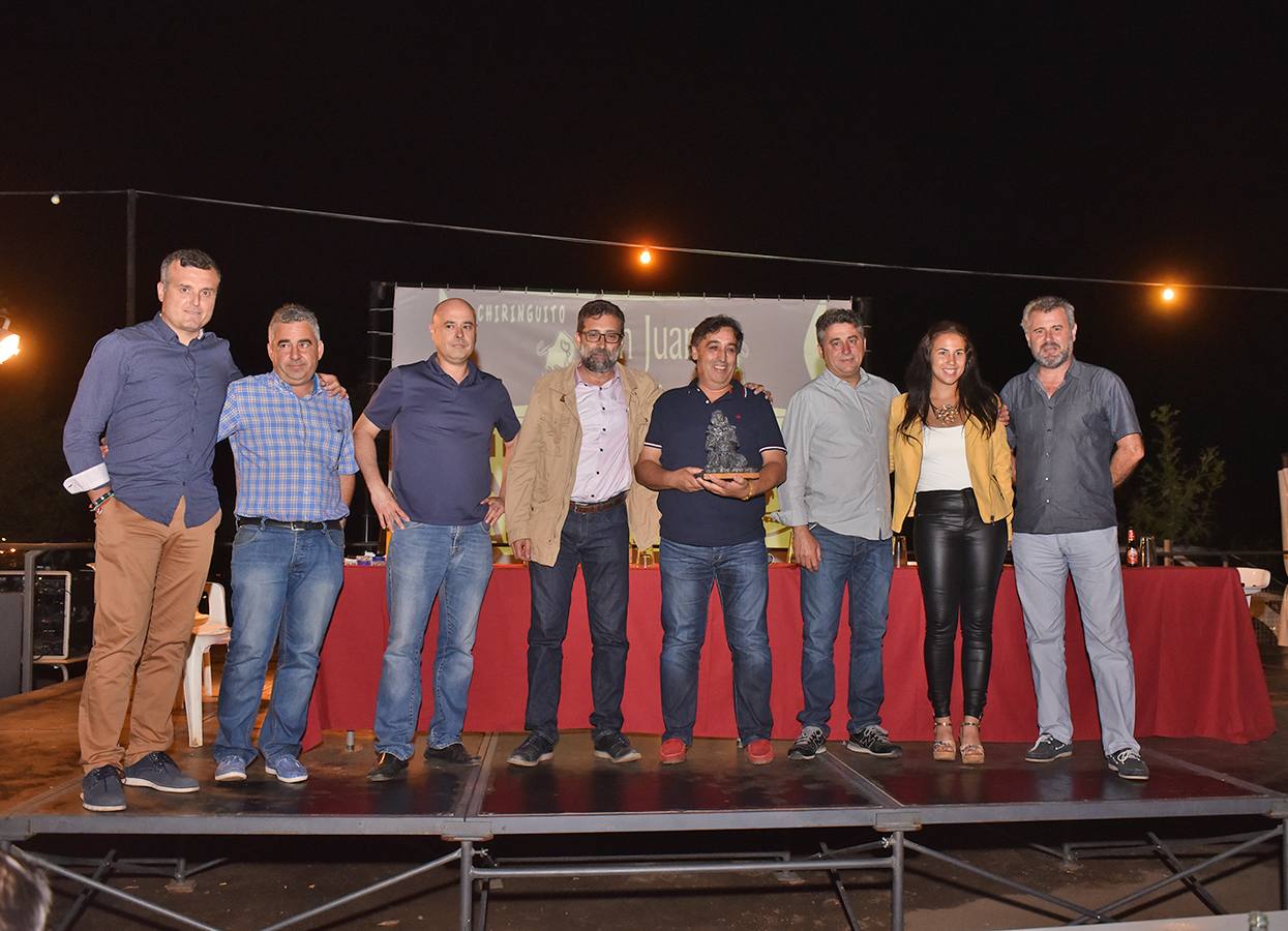 El toro ‘Parabólico’ de la peña La Geta ganador del trofeo Bobo de Coria