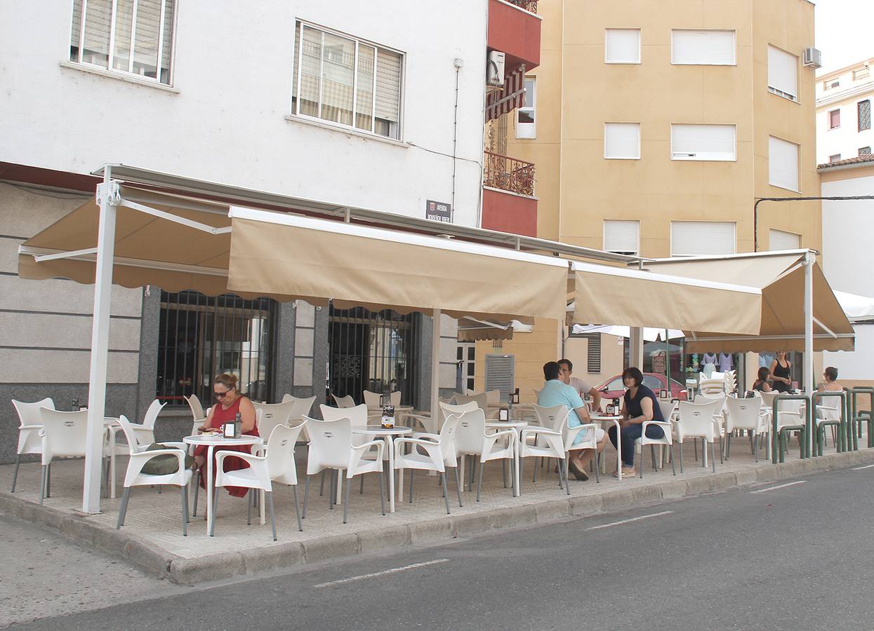 Terraza de un establecimiento de la ciudad