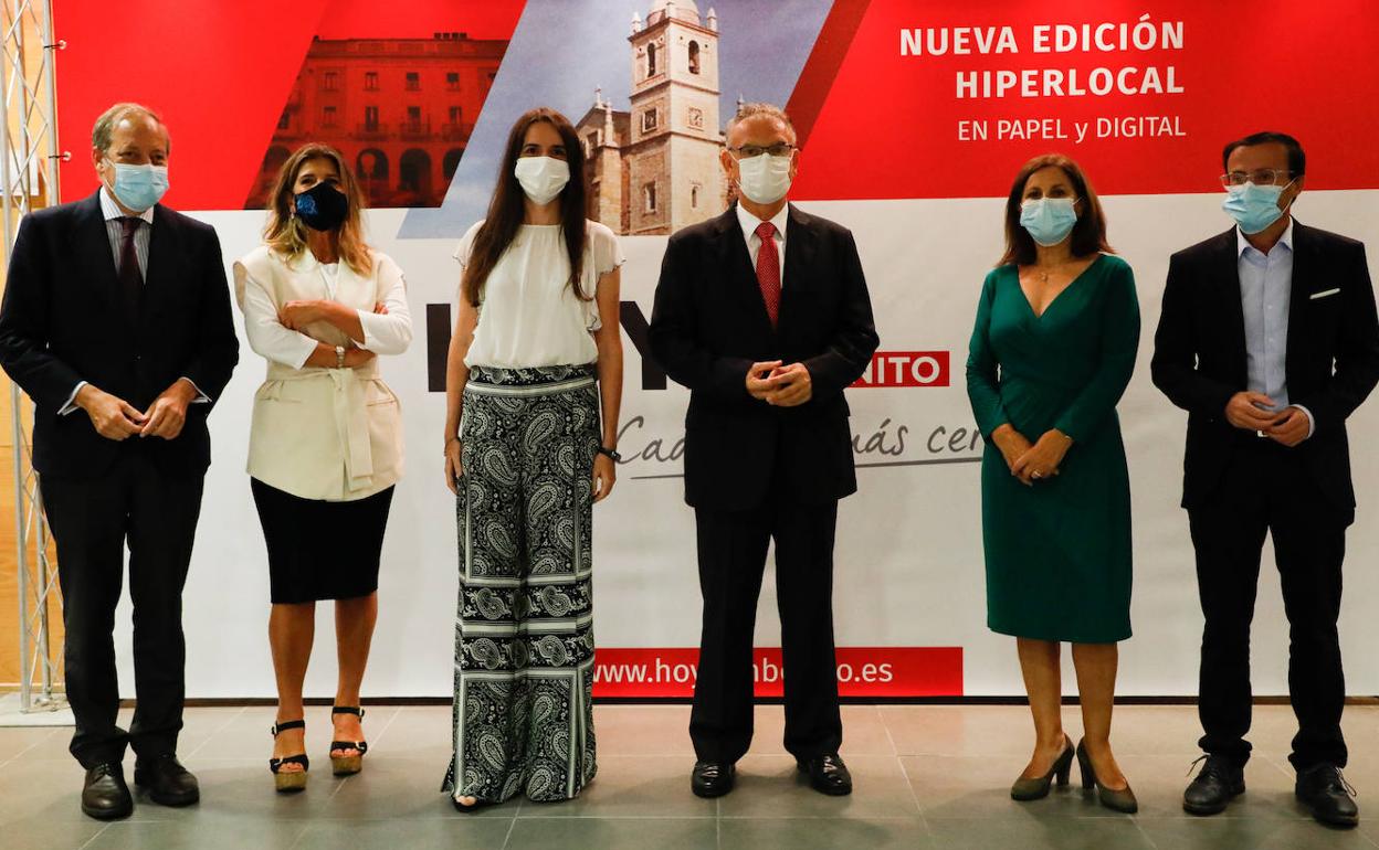 Álvaro Rodríguez, D. Benegas, Estrella Domeque, José Luis Quintana, Manuela Martín y Miguel A. Gallardo. 