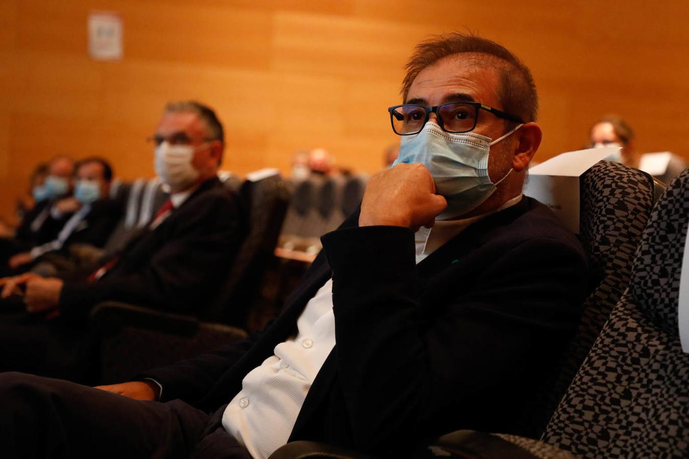 El periodista Antonio Tinoco en la presentación.