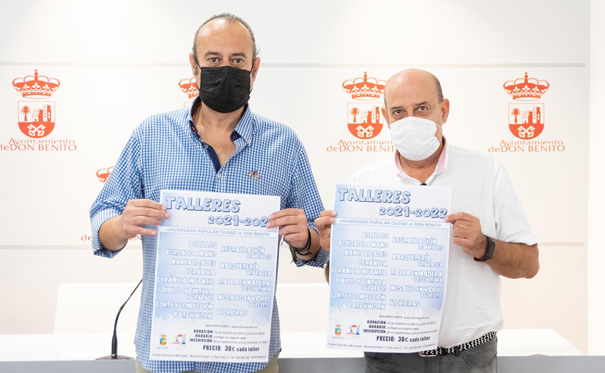 Presentación de los talleres en el Ayuntamiento. 