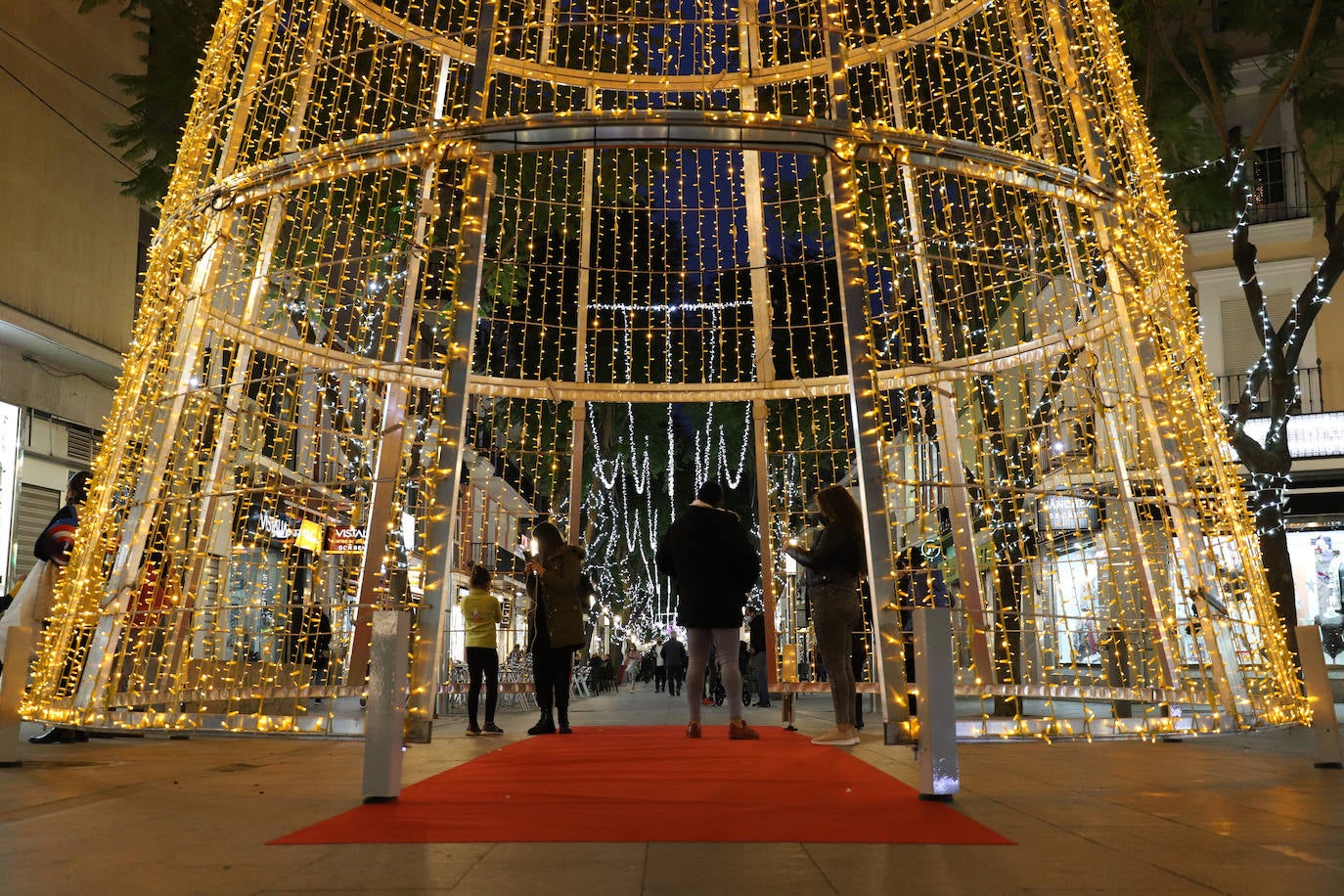 Cono instalado el pasado año en la plaza del Santo Ángel. 