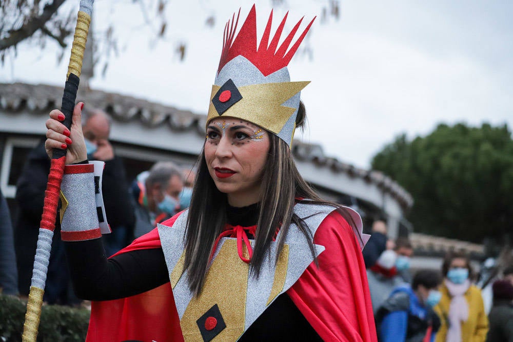 El mensaje de 'No a la guerra' estuvo presente en muchas de las comparsas. 