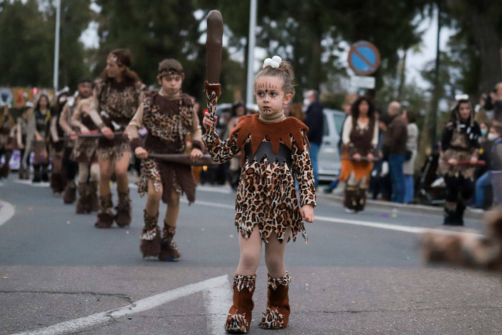 El mensaje de 'No a la guerra' estuvo presente en muchas de las comparsas. 