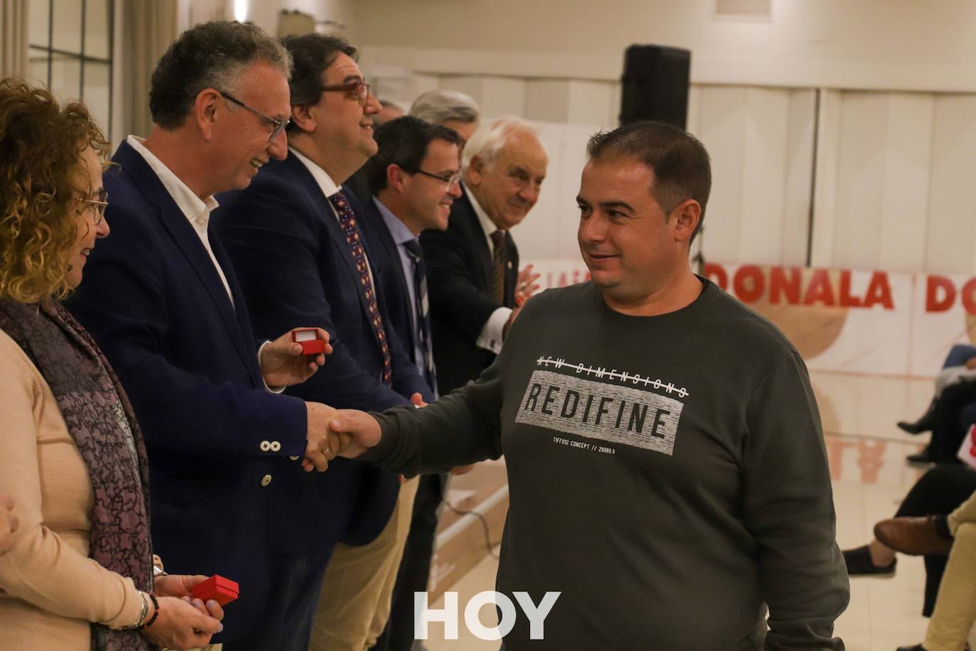 Los protagonistas fueron los donantes de sangre que recibieron distinciones por sus numerosas aportaciones.