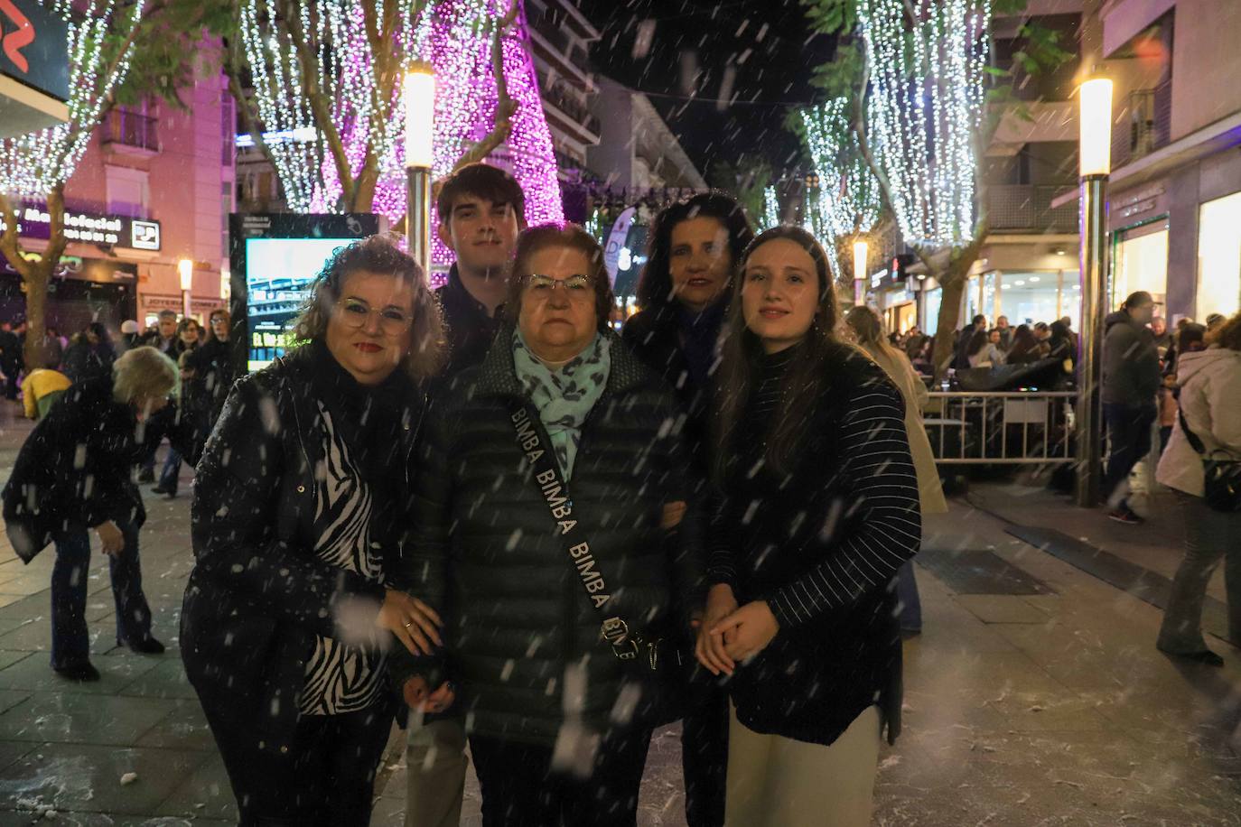 Carlos Sobera enciende la Navidad en Don Benito. 