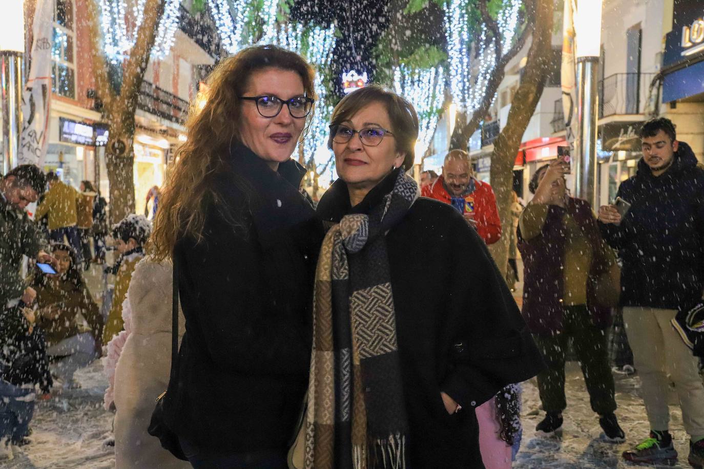 Carlos Sobera enciende la Navidad en Don Benito. 