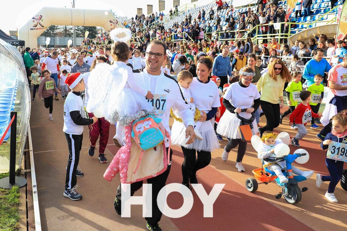 En la prueba no faltaron disfraces y diversión. 