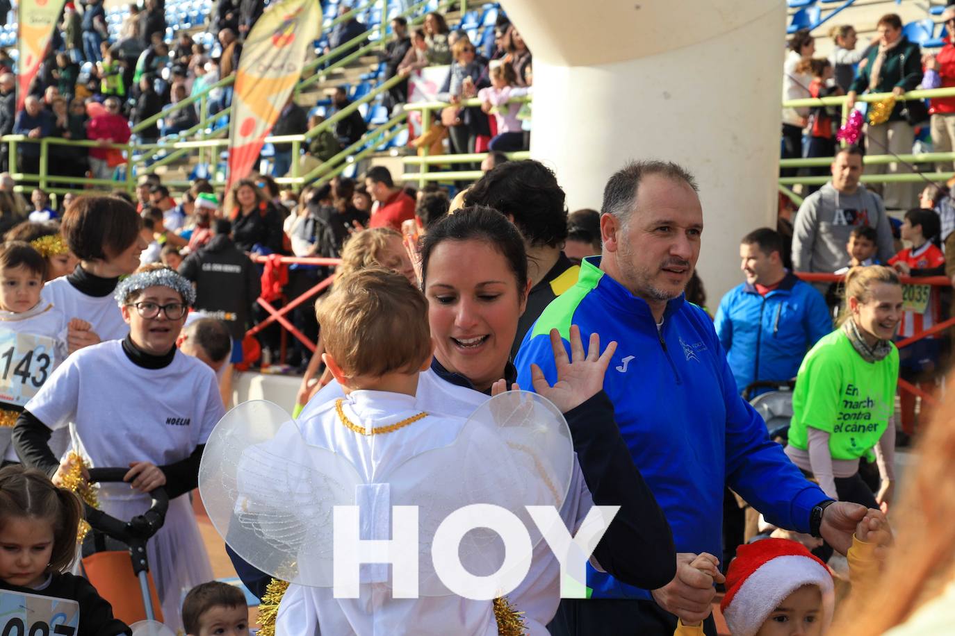 En la prueba no faltaron disfraces y diversión. 