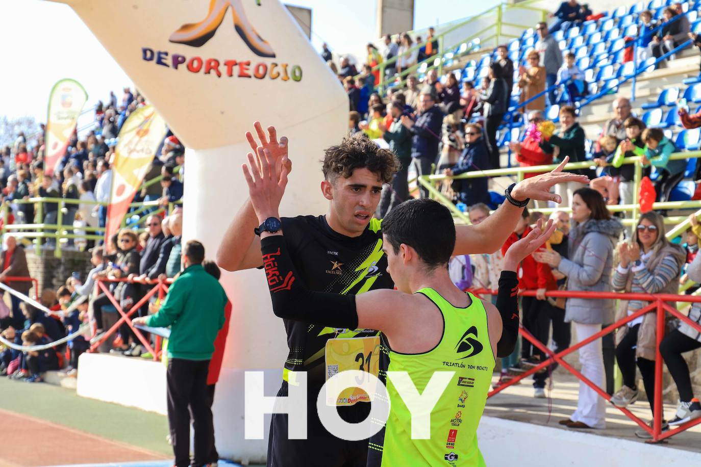 En la prueba no faltaron disfraces y diversión. 