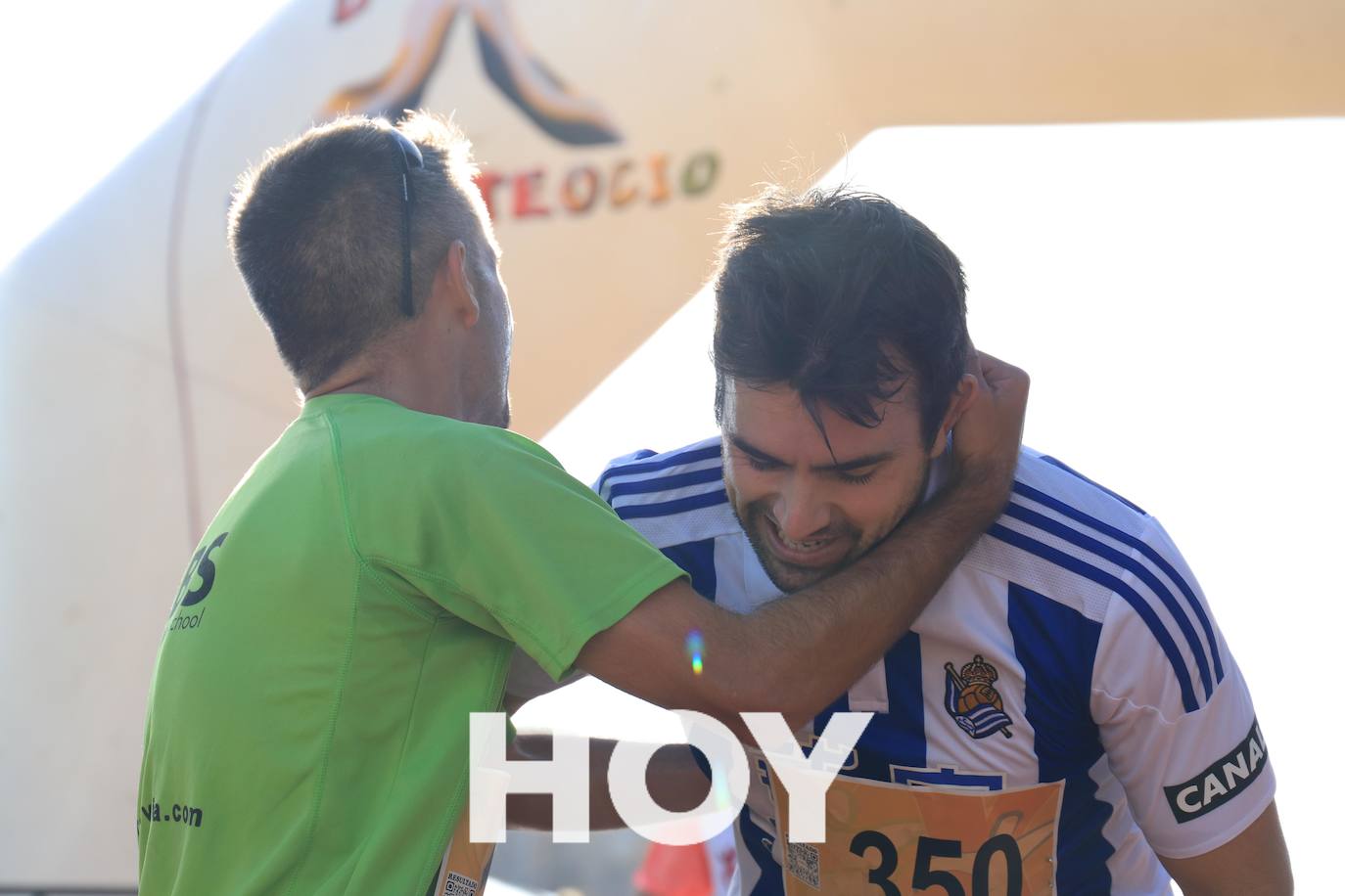 En la prueba no faltaron disfraces y diversión. 