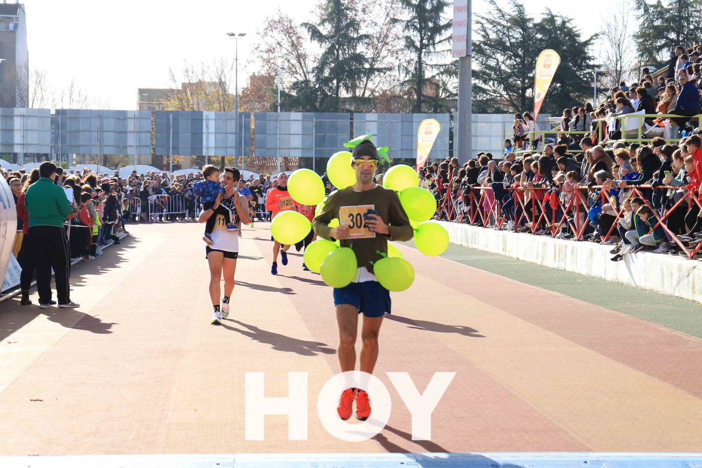 En la prueba no faltaron disfraces y diversión. 