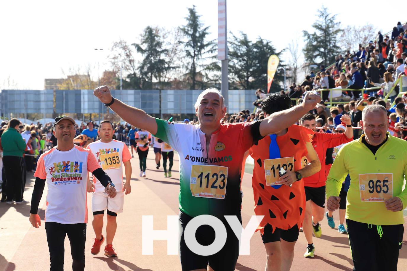 En la prueba no faltaron disfraces y diversión. 