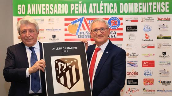 Enrique Cerezo: «Las peñas sois la base del Atleti»